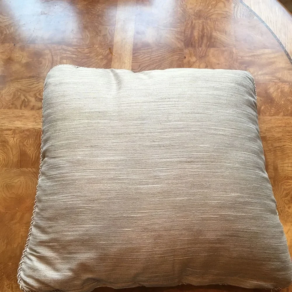 CUSTOM 20” Taupe Pillow